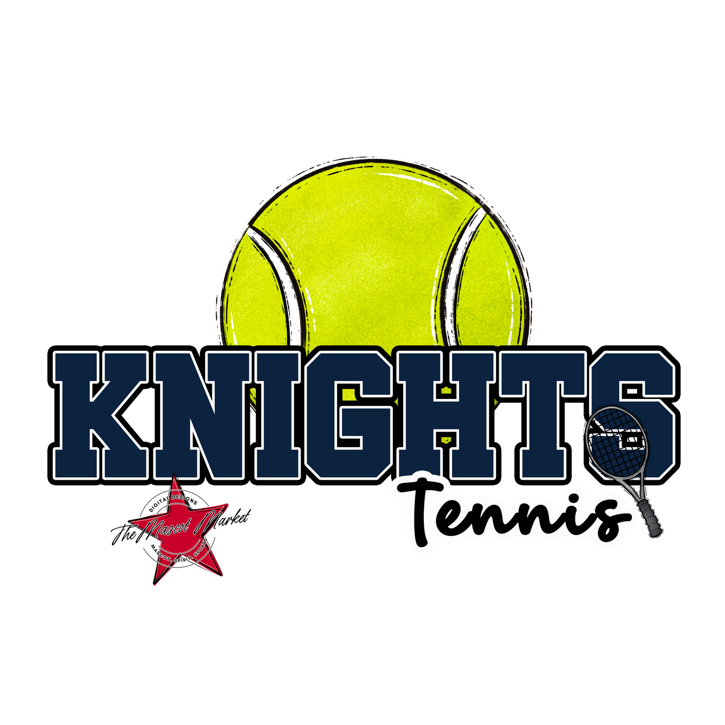 Knights Varsity Tennis-Navy