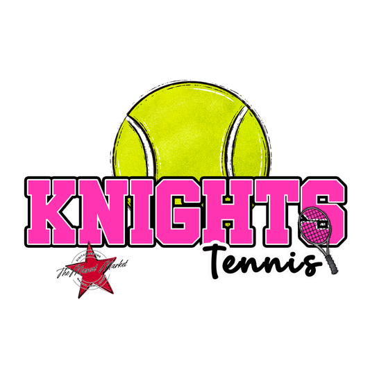 Knights Varsity Tennis-Pink