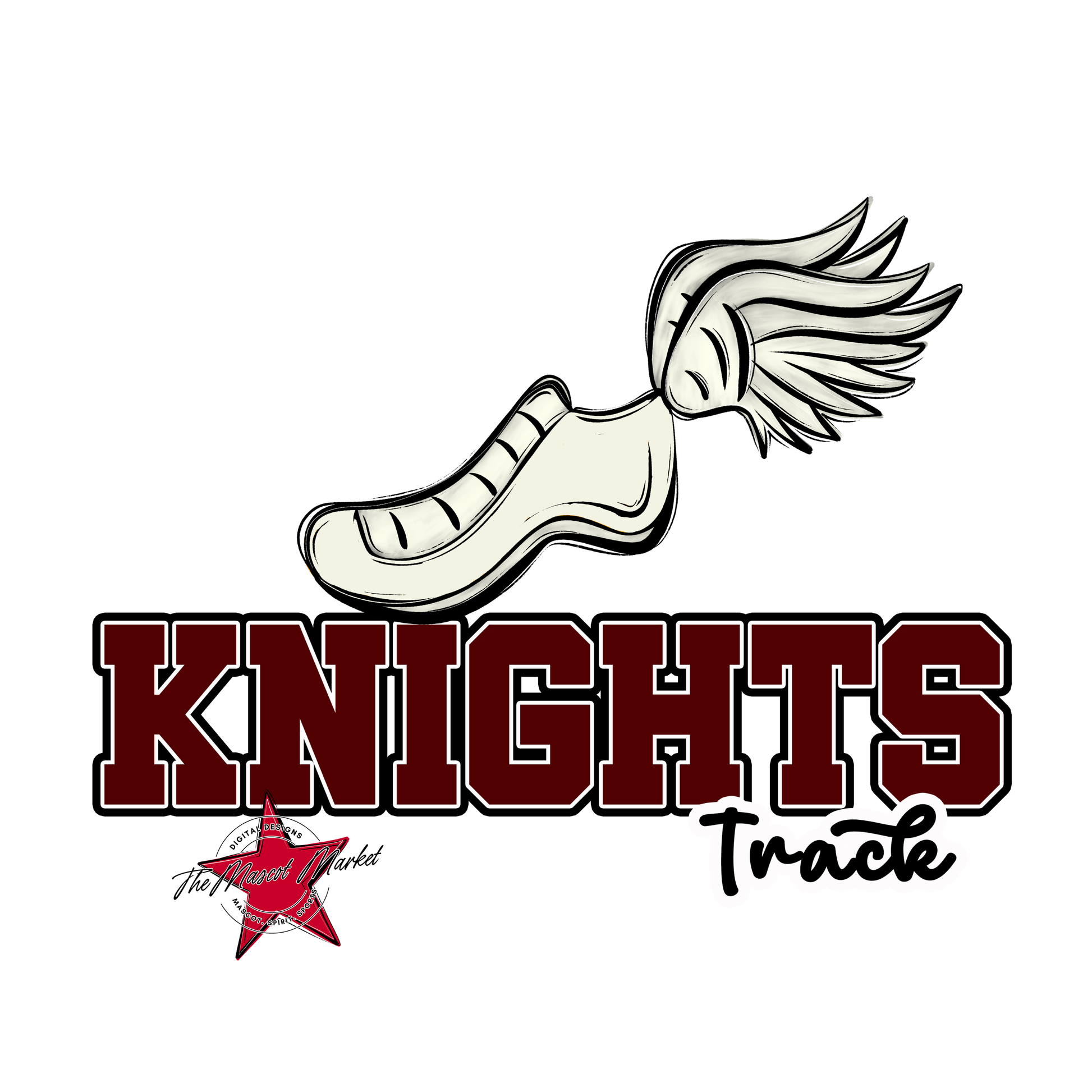 Knights Varsity Track-Maroon