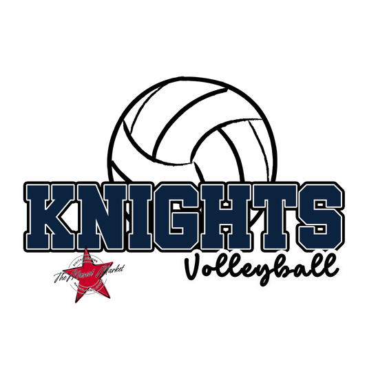 Knights Varsity Volleyball-Navy