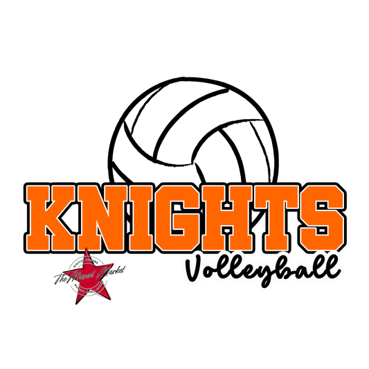 Knights Varsity Volleyball-Orange