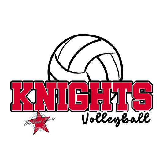 Knights Varsity Volleyball-Red