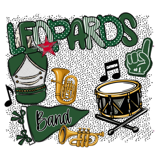 Leopards Band Spirit-Green