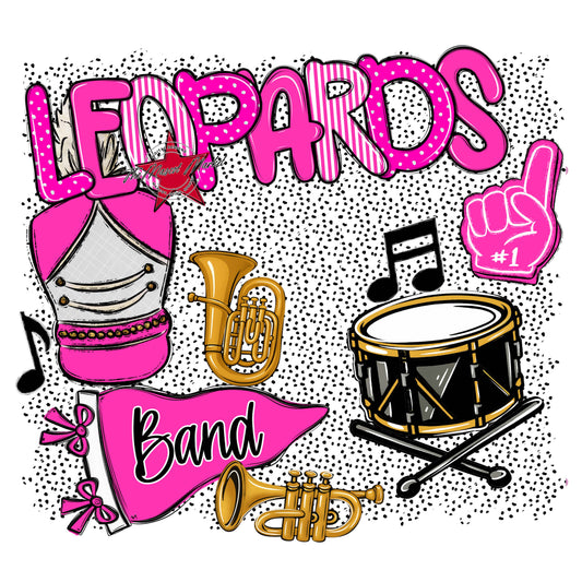 Leopards Band Spirit-Pink