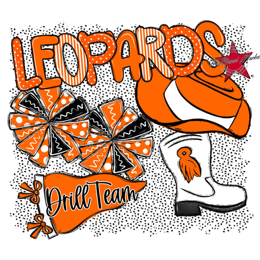 Leopards Drillteam Spirit-Orange