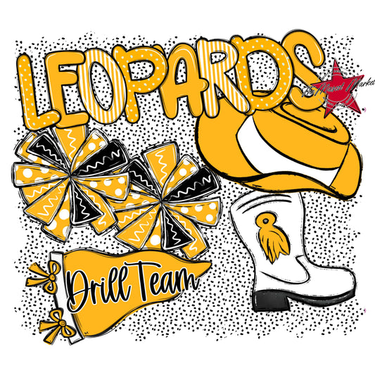 Leopards Drillteam Spirit-Yellow
