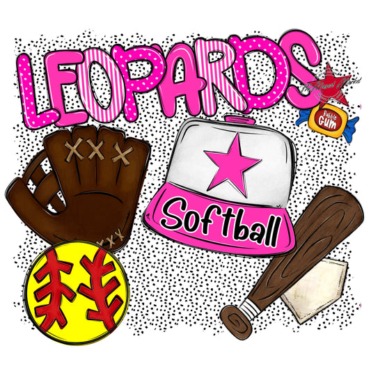 Leopards Softball Spirit-Pink