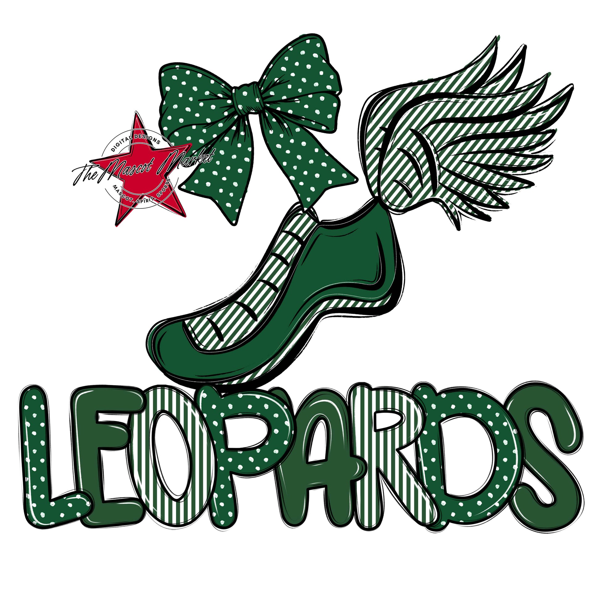 Leopards Track Spirit Design-Green