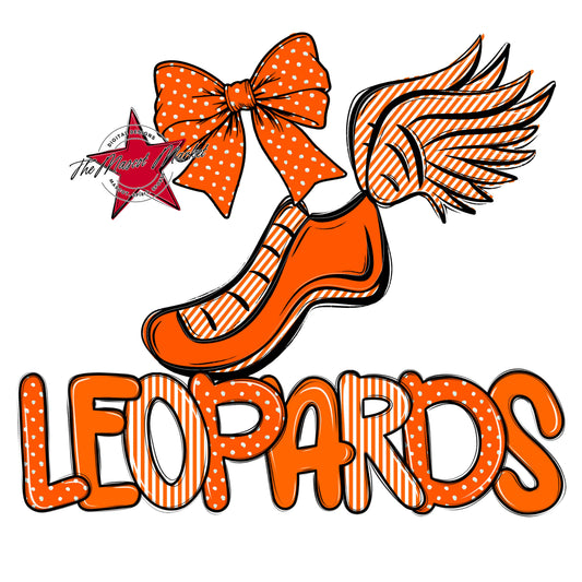 Leopards Track Spirit Design-Orange