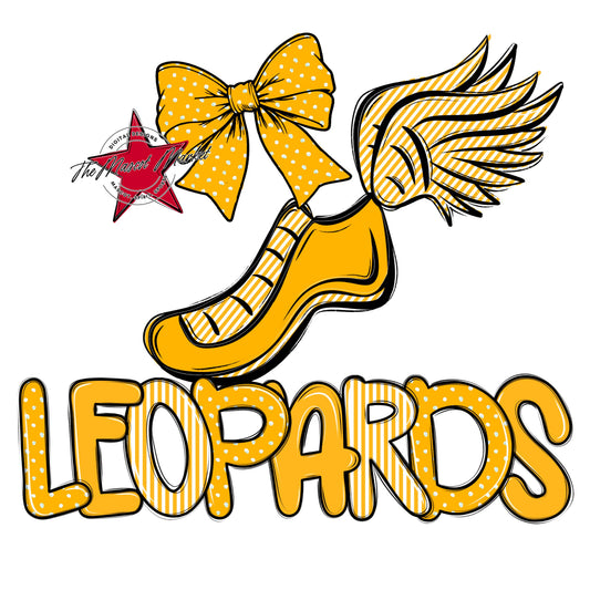 Leopards Track Spirit Design-Yellow