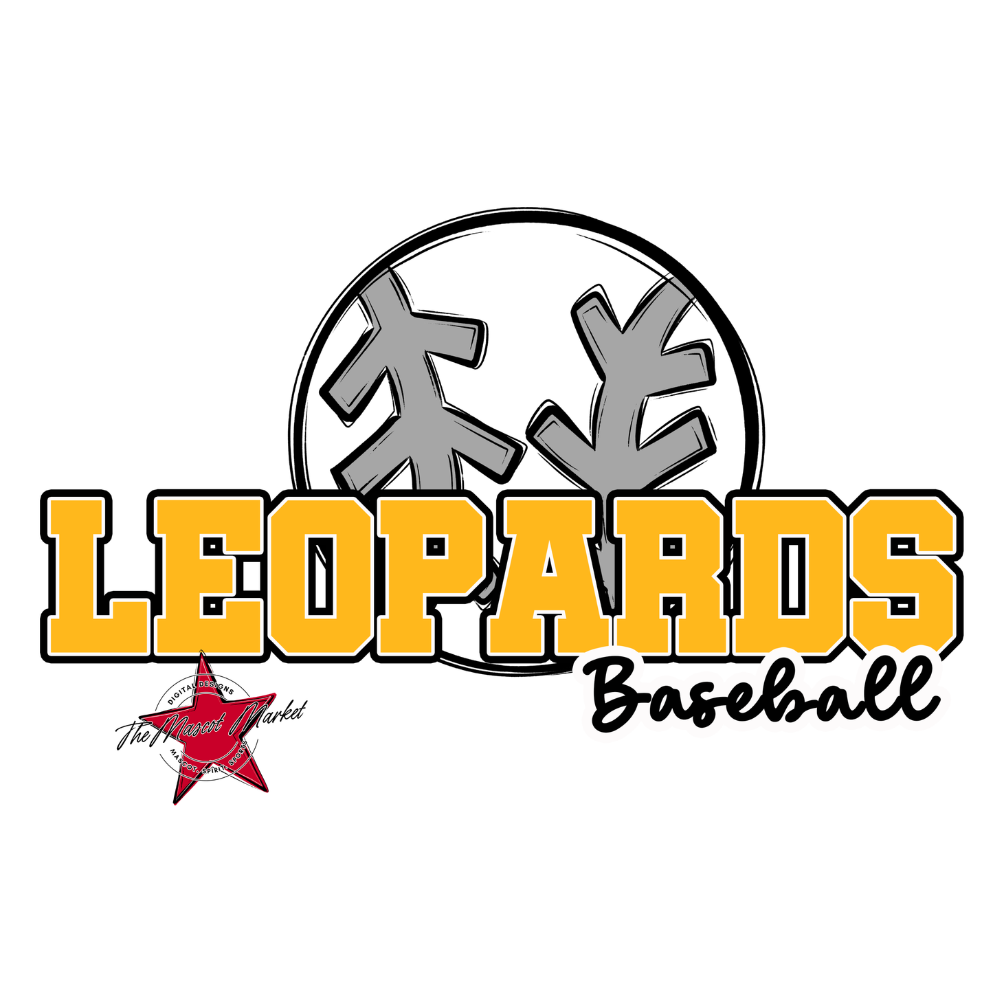 Leopards Varsity Baseball-Yellow