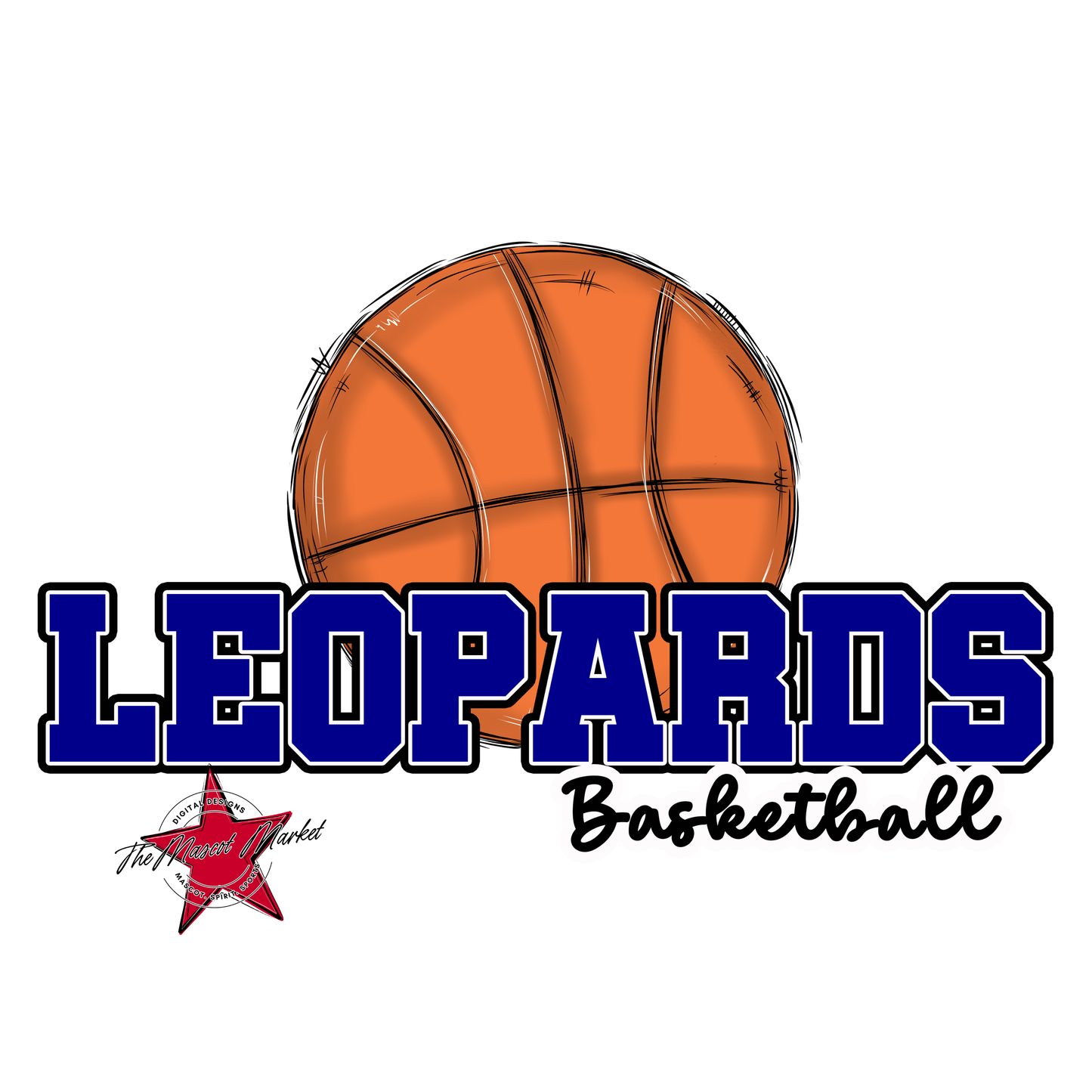 Leopards Varsity Basketball-Blue
