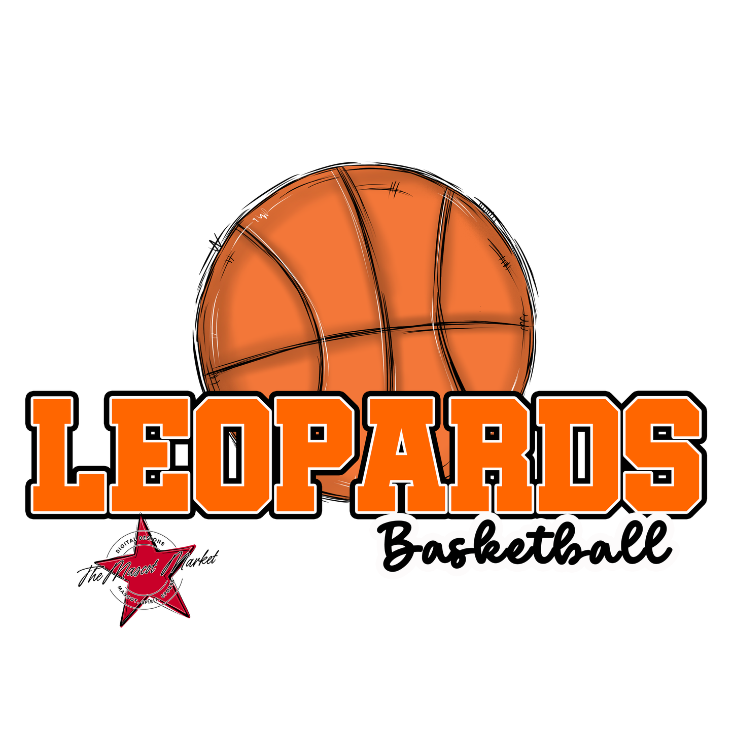Leopards Varsity Basketball-Orange