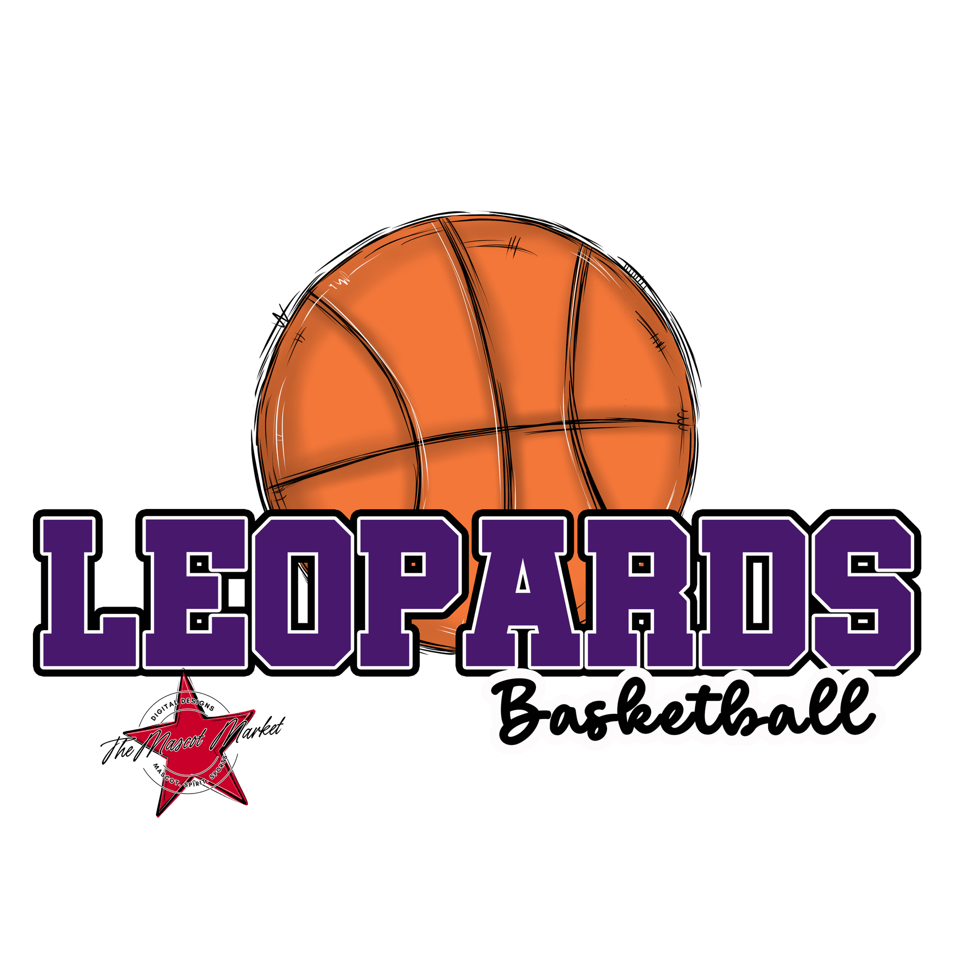 Leopards Varsity Basketball-Purple
