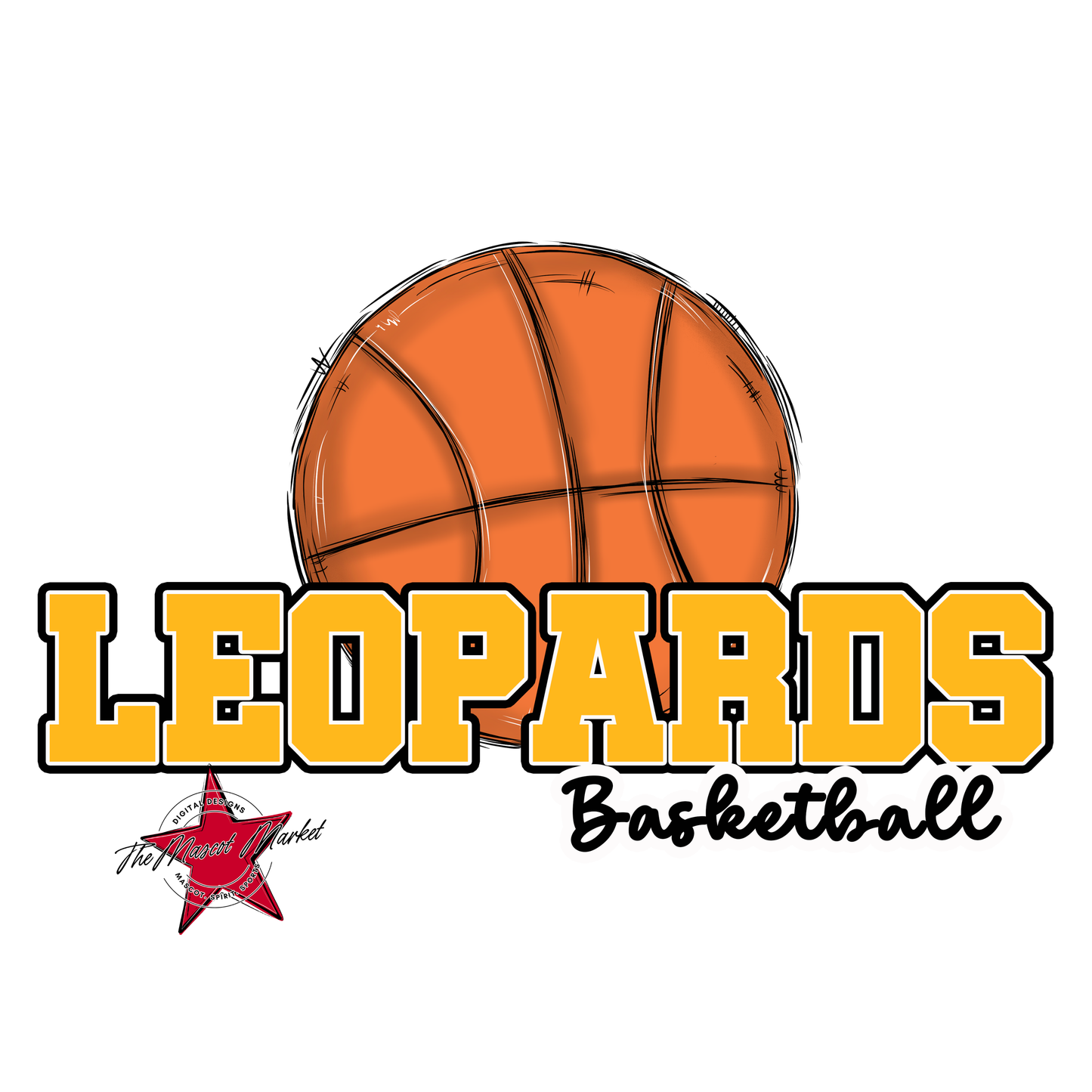 Leopards Varsity Basketball-Yellow
