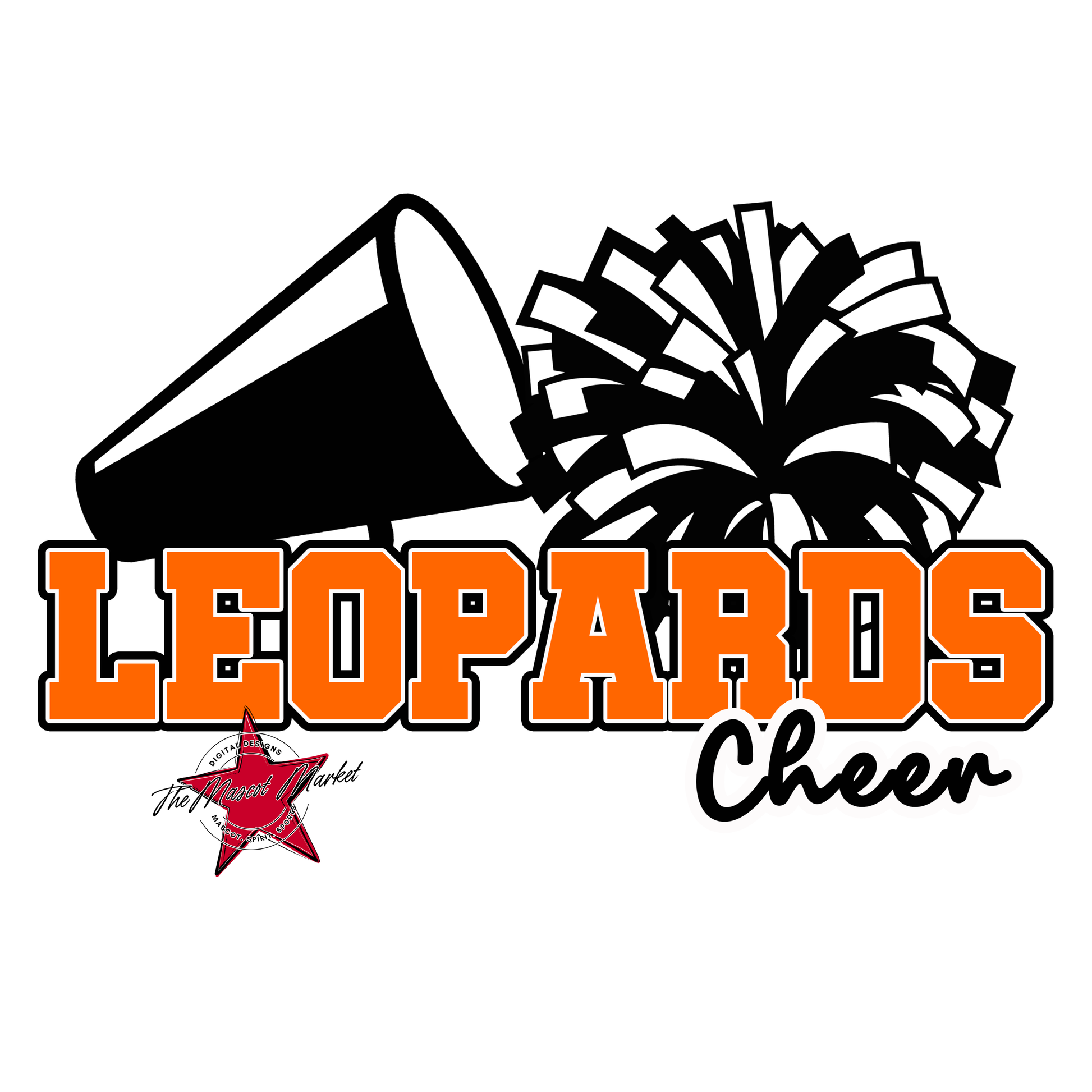 Leopards Varsity Cheer-Orange
