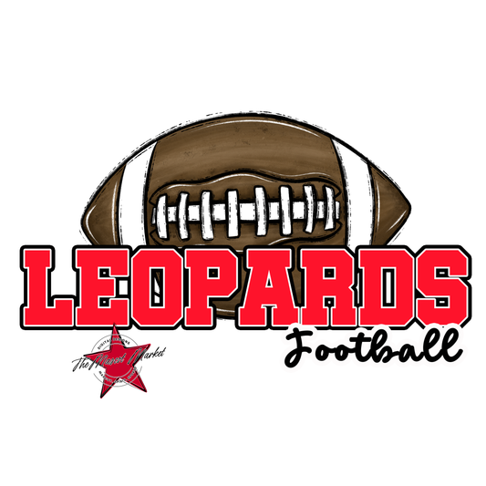 Leopards Varsity Football-Bright Red