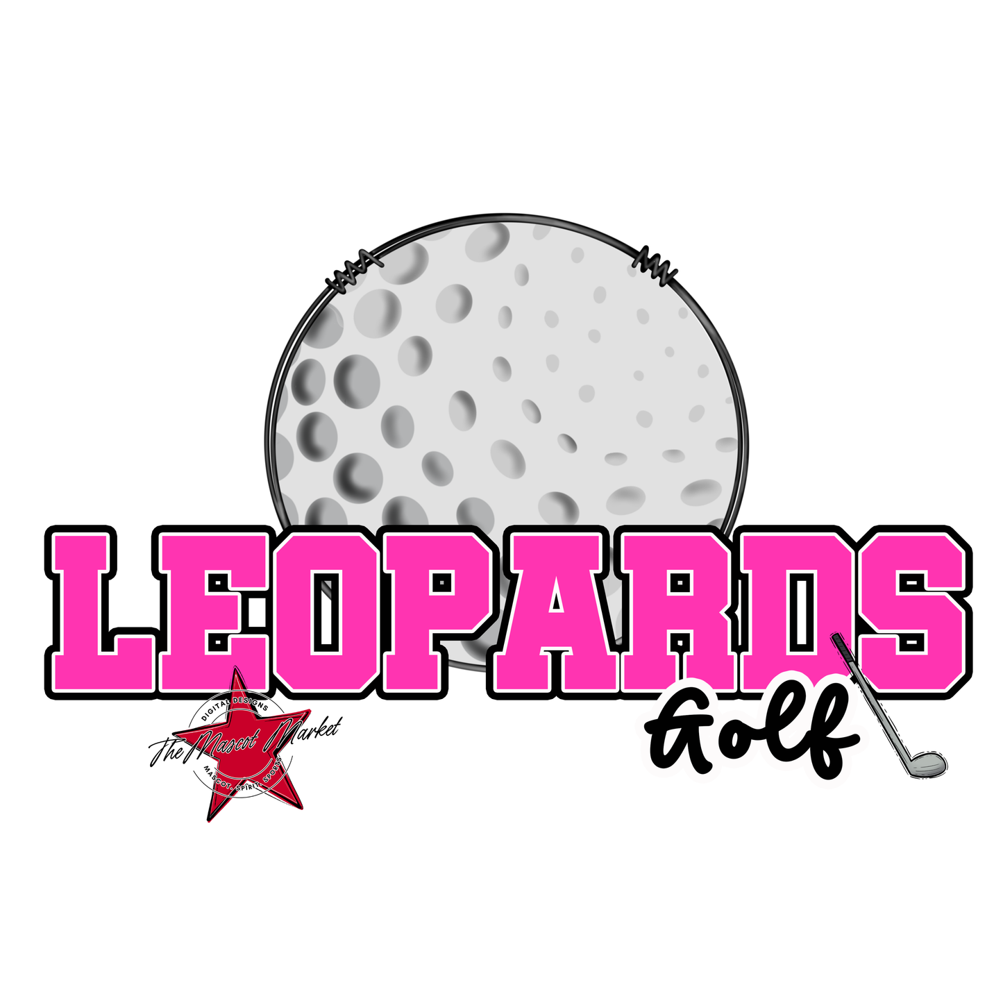 Leopards Varsity Golf-Pink