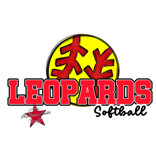 Leopards Varsity Softball-Bright Red