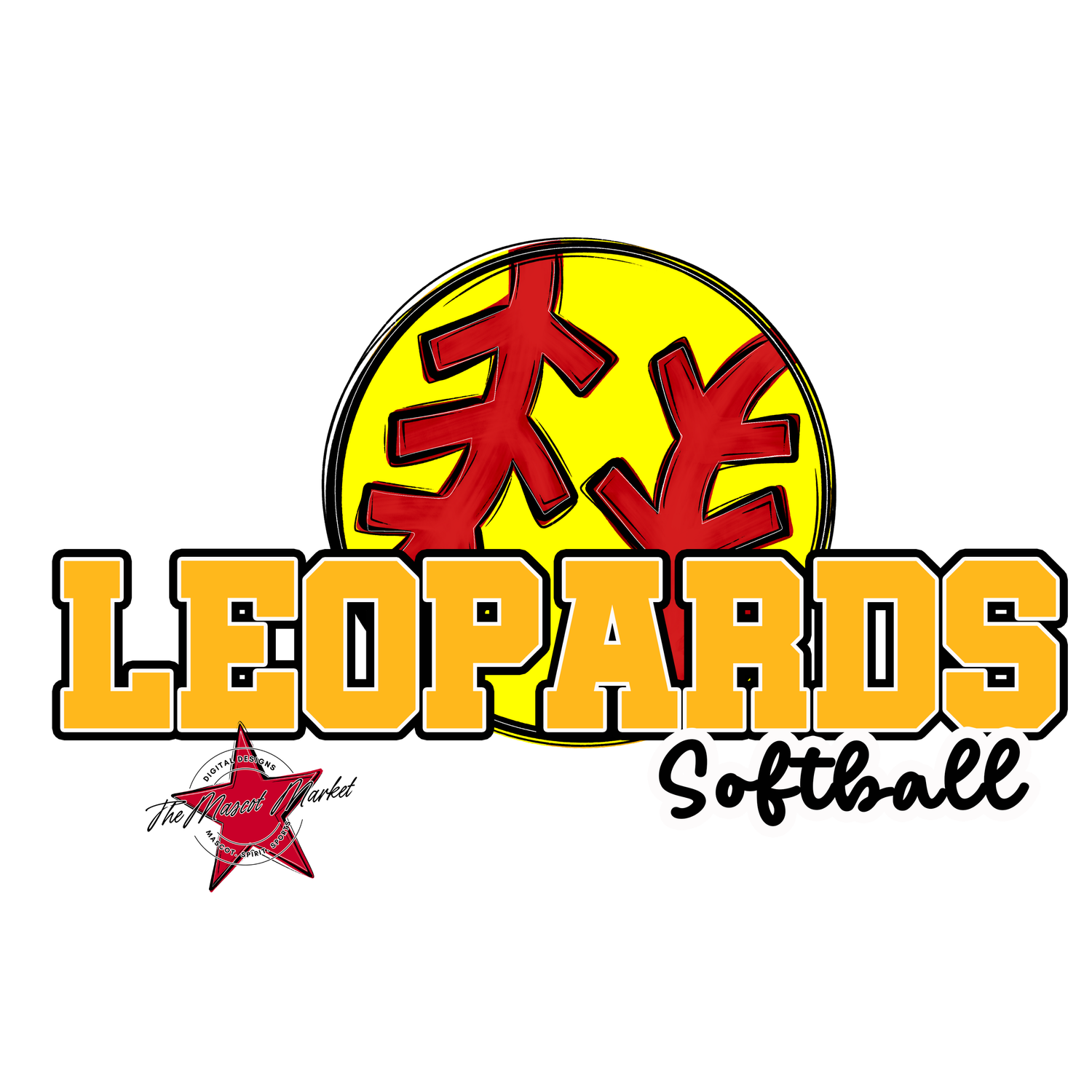 Leopards Varsity Softball-Yellow