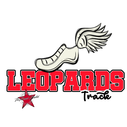 Leopards Varsity Track-Bright Red