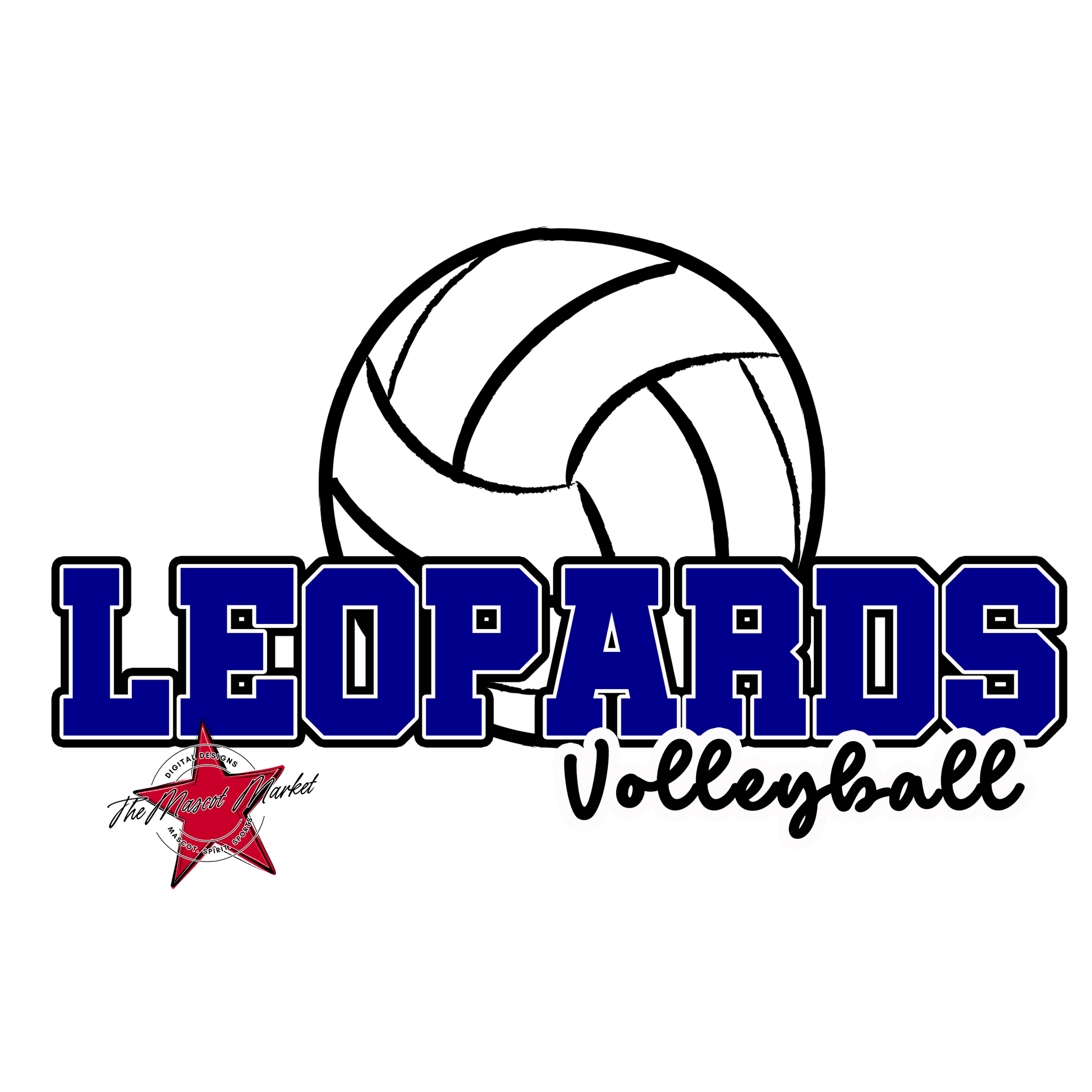 Leopards Varsity Volleyball-Blue
