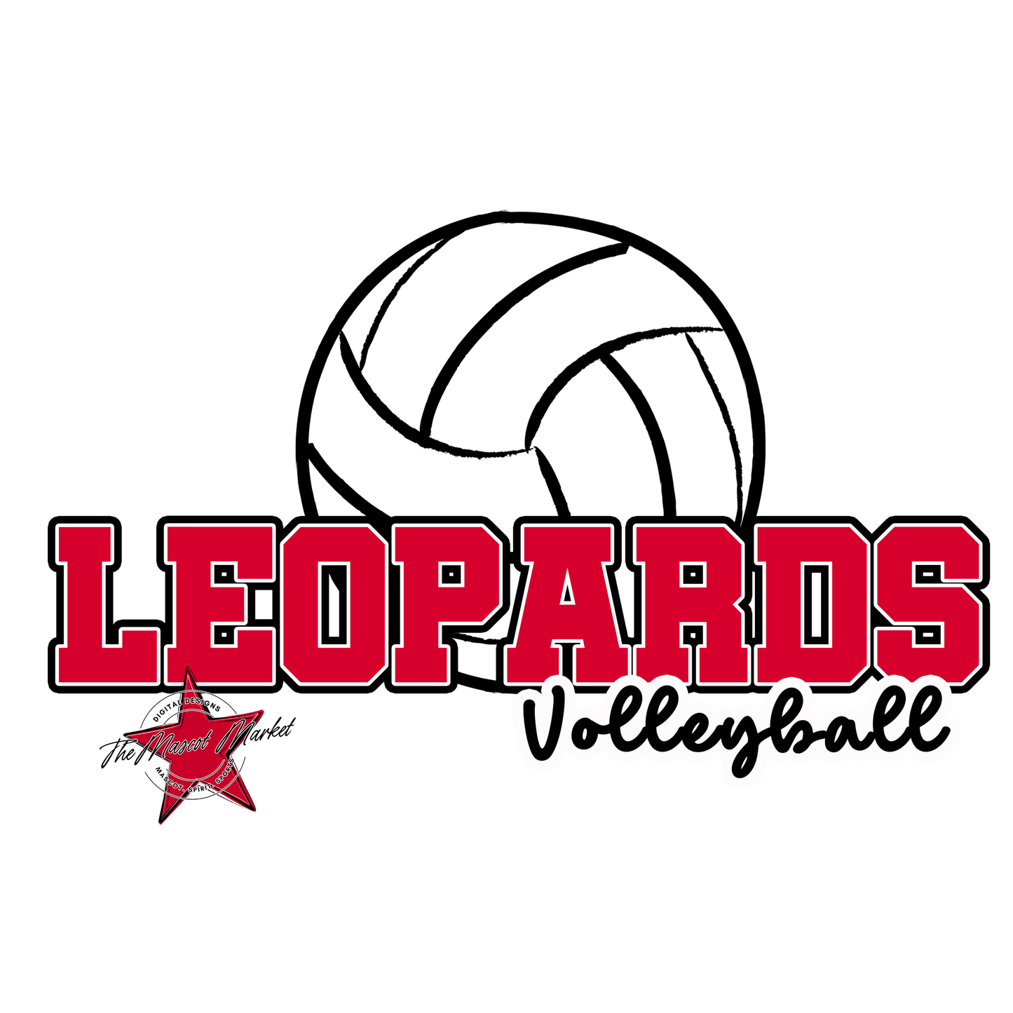 Leopards Varsity Volleyball-Red