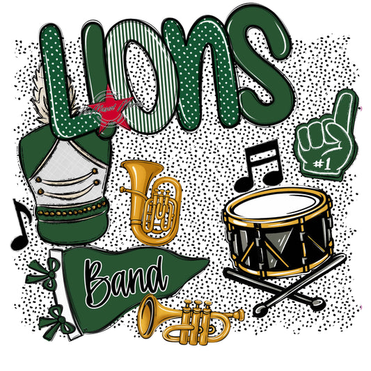 Lions Band Spirit-Green