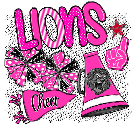 Lions Cheer Spirit-Pink