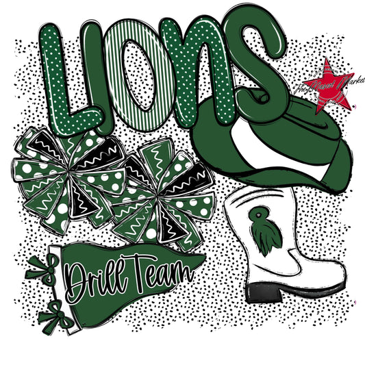 Lions Drillteam Spirit-Green