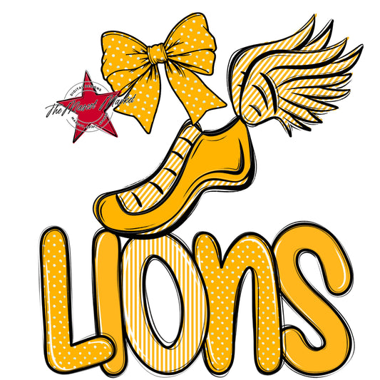 Lions Track Spirit Design-Yellow