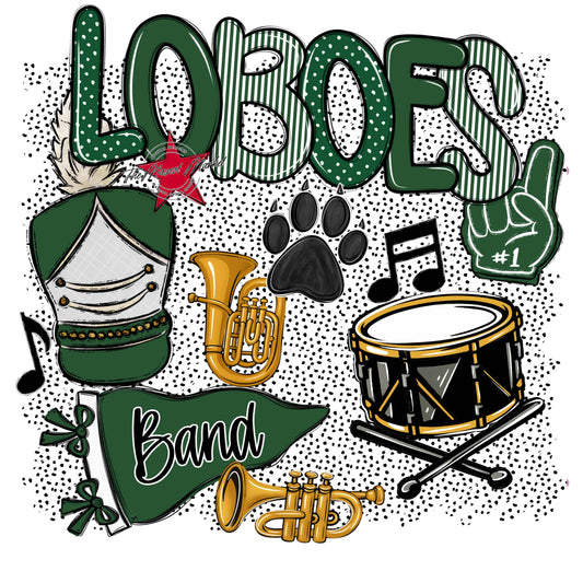 Loboes Band Spirit-Green