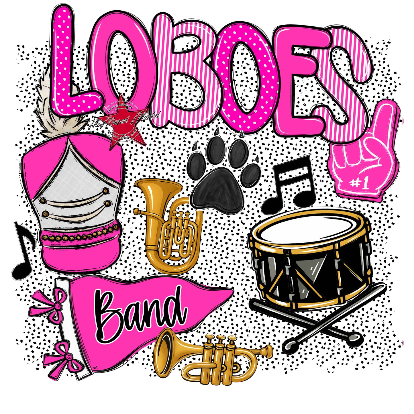 Loboes Band Spirit-Pink