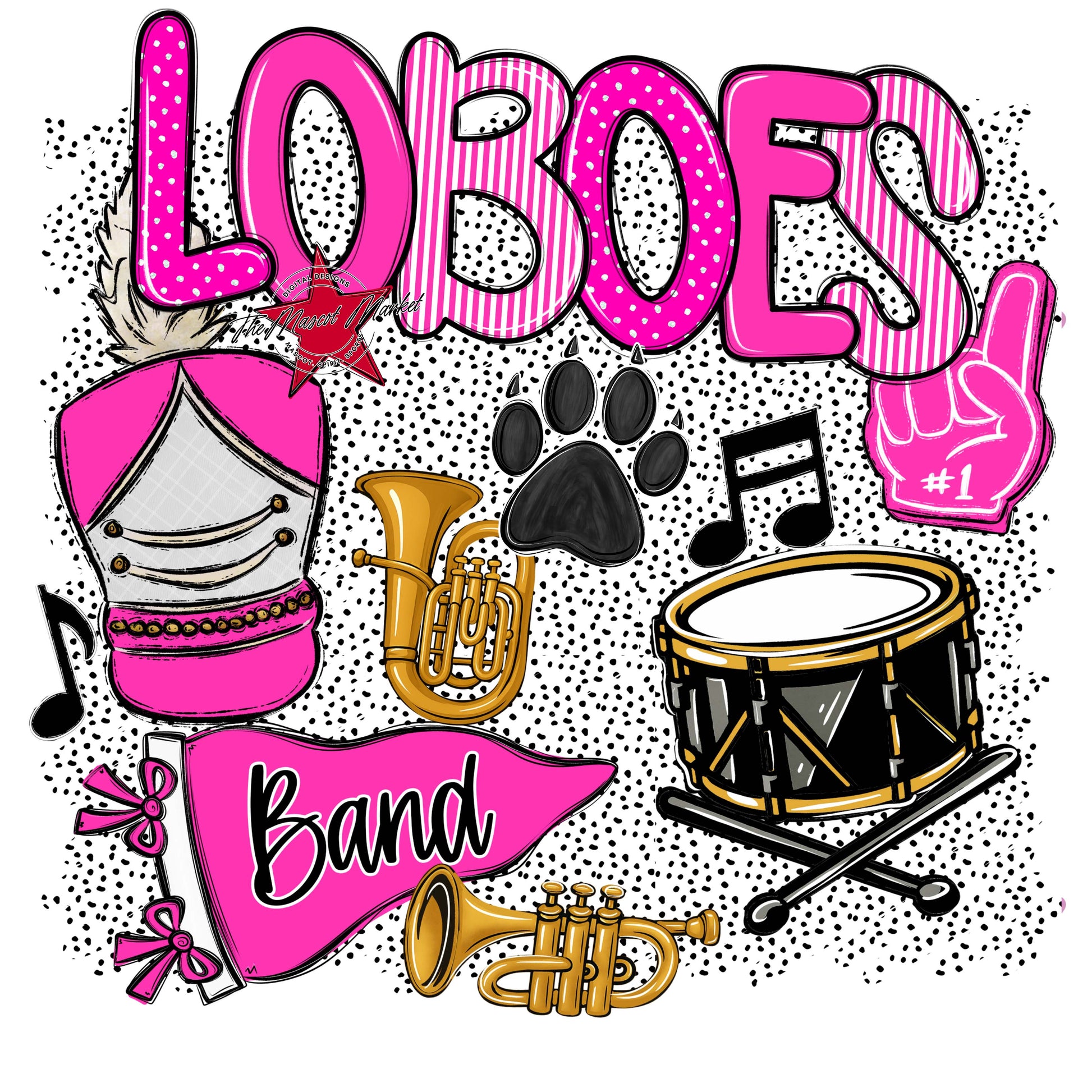 Loboes Band Spirit-Pink