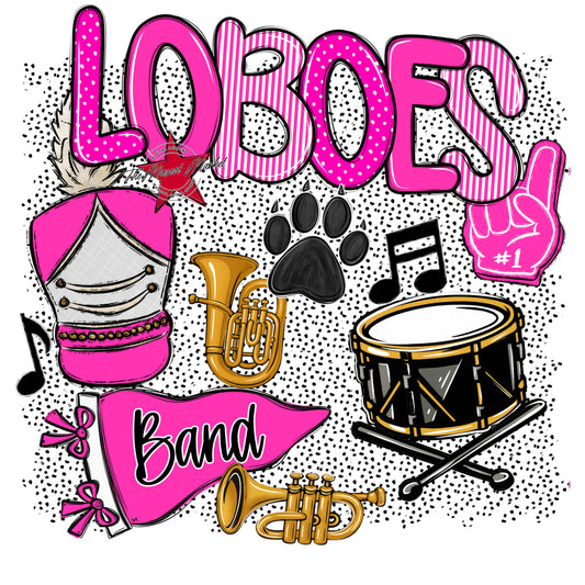 Loboes Band Spirit-Pink