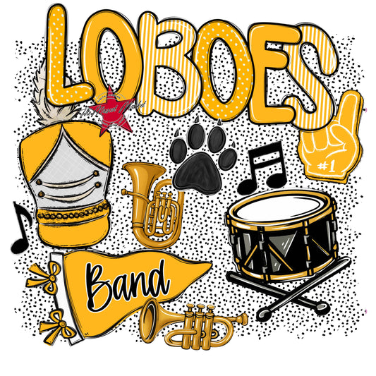 Loboes Band Spirit-Yellow