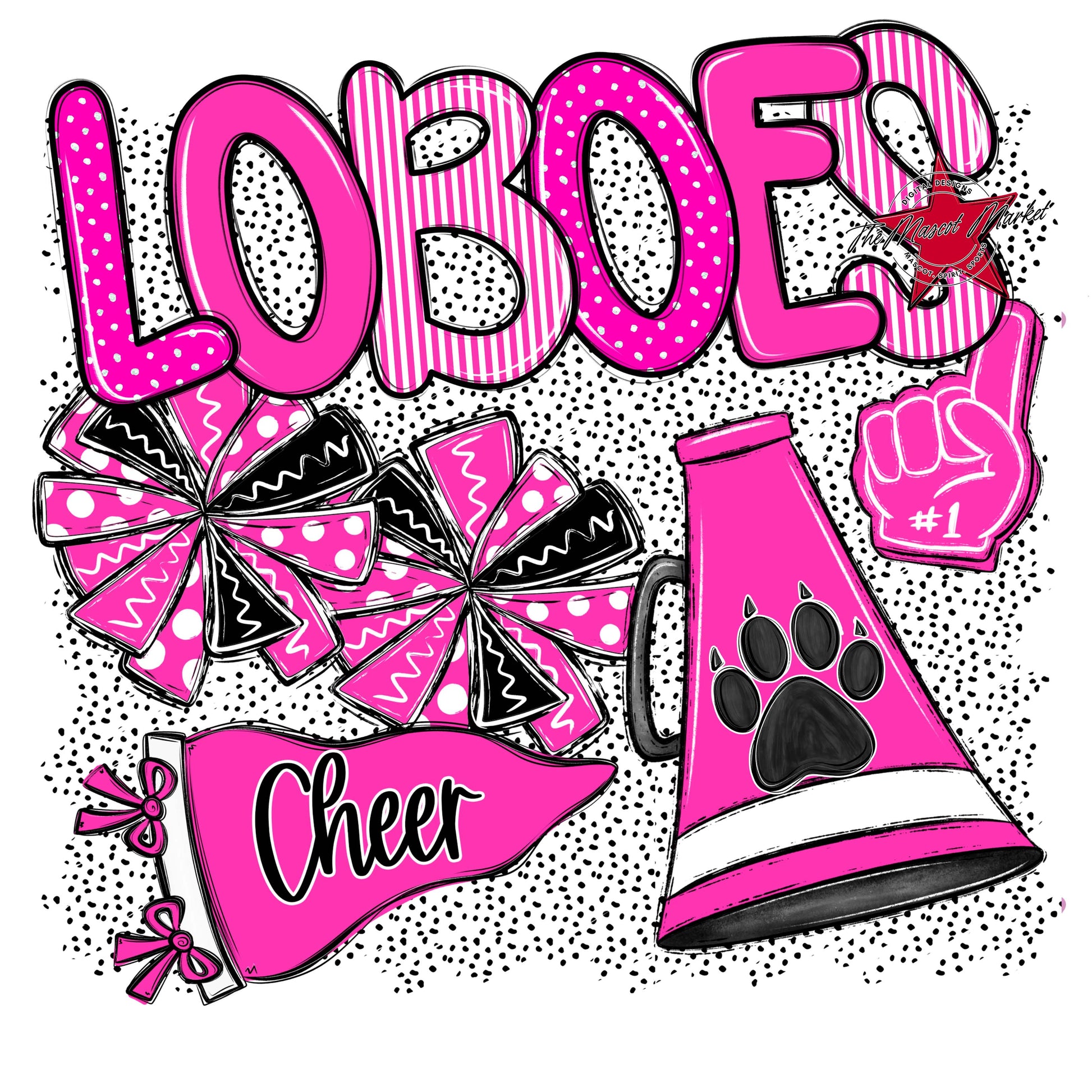 Loboes Cheer Spirit-Pink