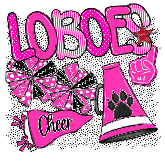 Loboes Cheer Spirit-Pink