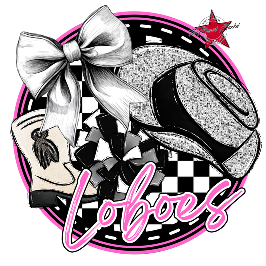 Loboes Circle Drillteam Design-Baby Pink
