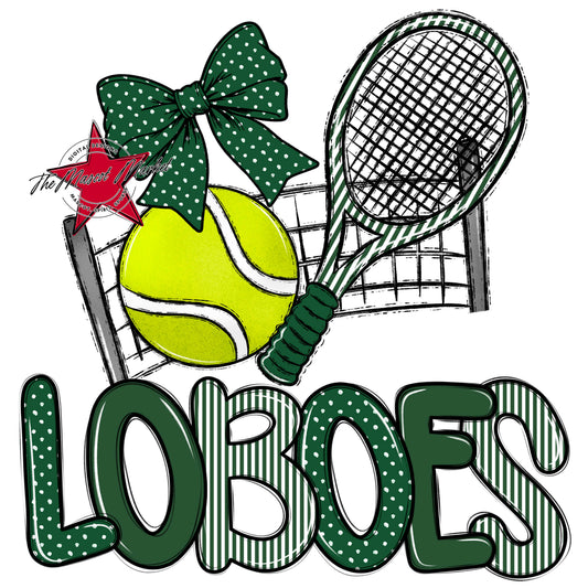 Loboes Tennis Spirit Design-Green