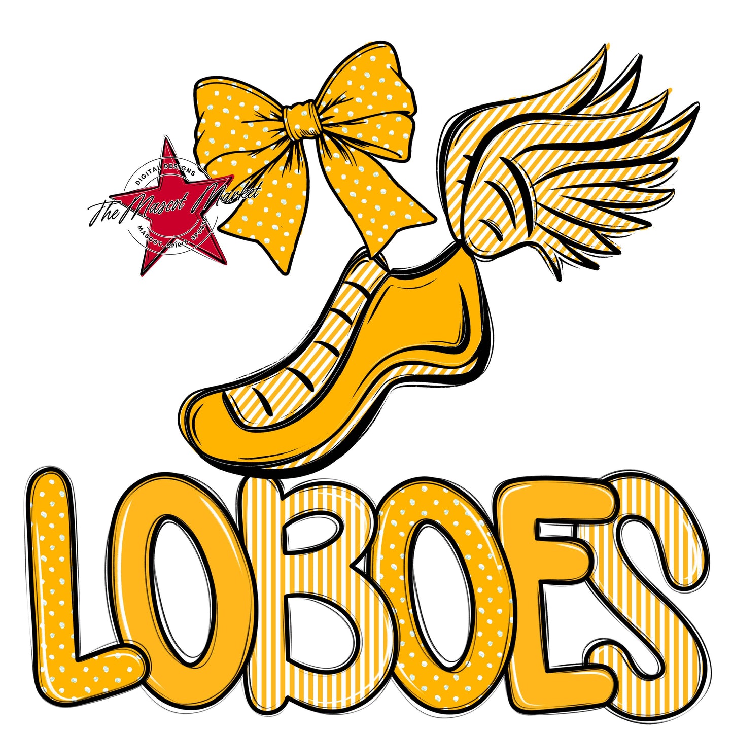 Loboes Track Spirit Design-Yellow