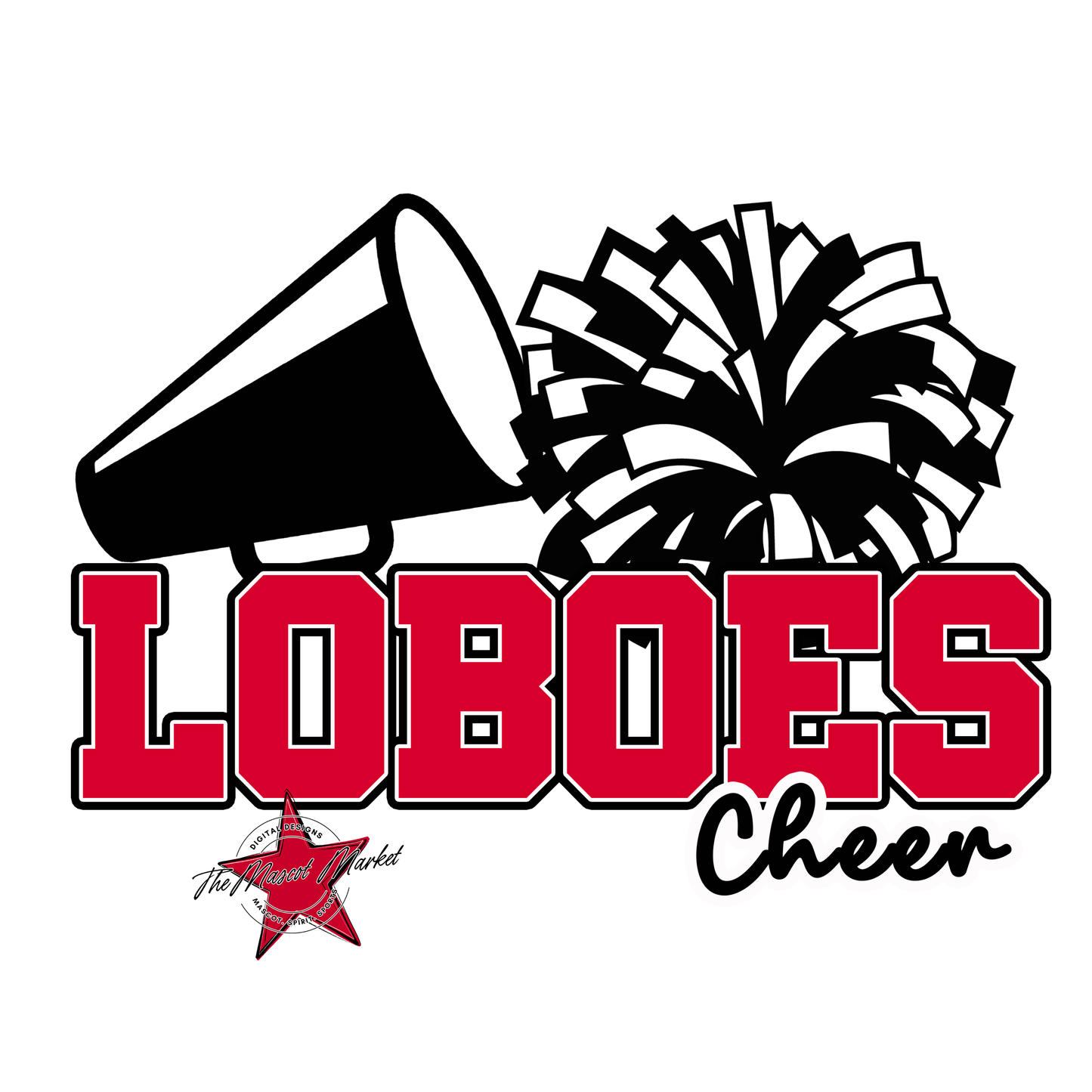Loboes Varsity Cheer-Red