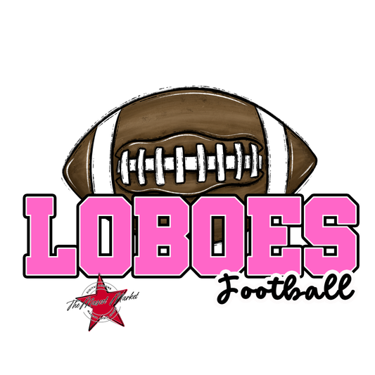 Loboes Varsity Football-Baby Pink