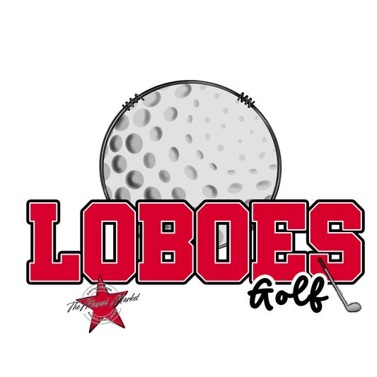 Loboes Varsity Golf-Red