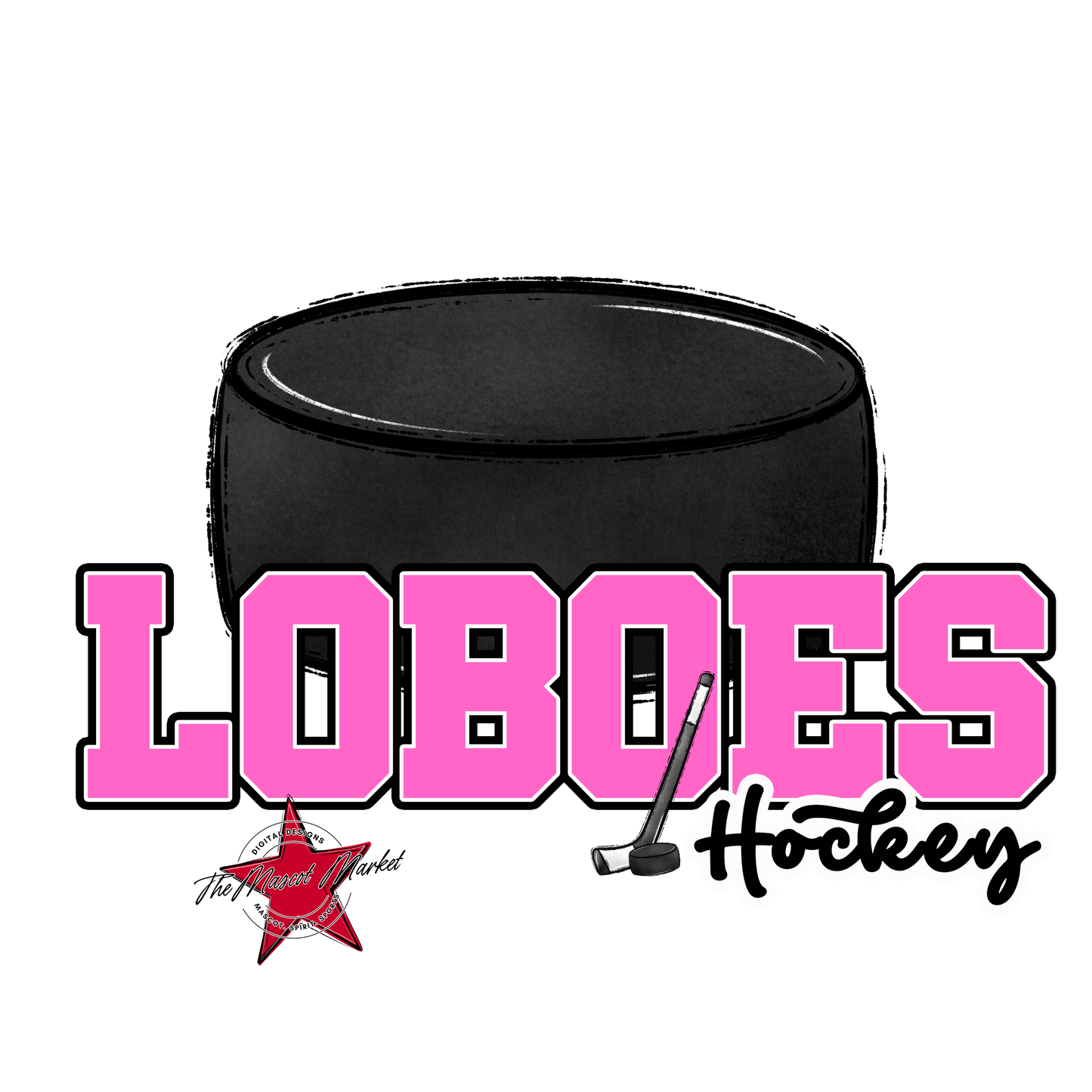 Loboes Varsity Hockey-Baby Pink