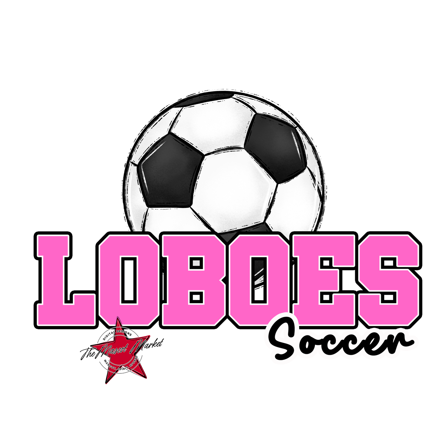 Loboes Varsity Soccer-Baby Pink