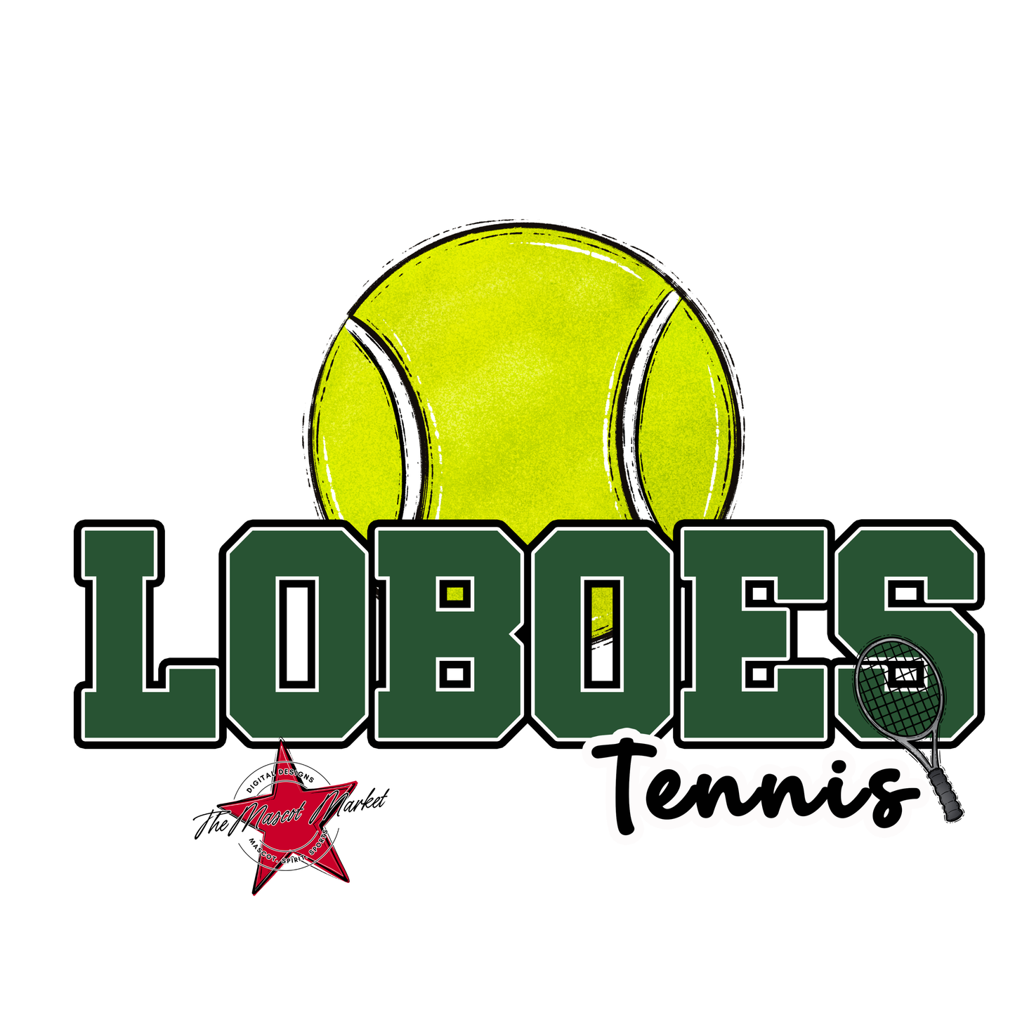 Loboes Varsity Tennis-Green