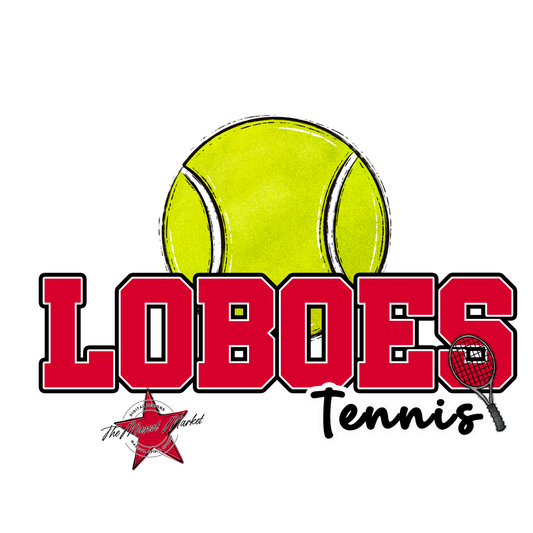 Loboes Varsity Tennis-Red