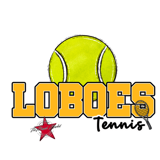Loboes Varsity Tennis-Yellow