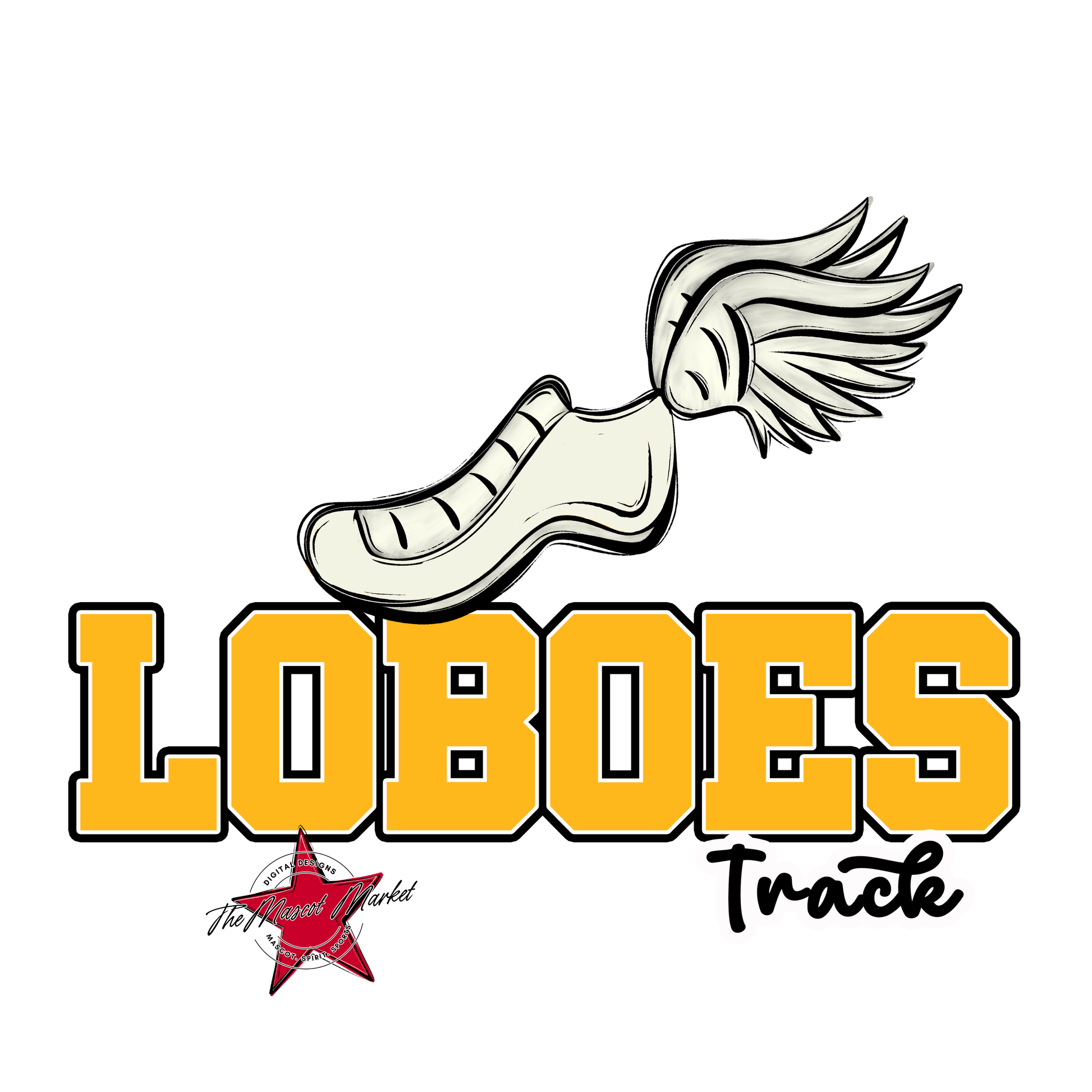 Loboes Varsity Track-Yellow